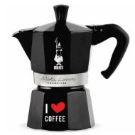 Bialetti Moka Express Moka Lovers Collection Black