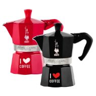 Bialetti Moka Express Moka Lovers Collection Black-&-Red